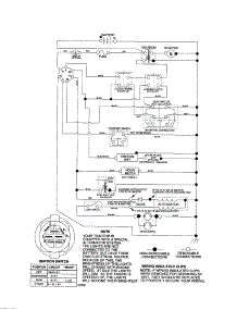 Schematic Diagram-Tractor parts for Craftsman Front-Engine Lawn Tractor 917256340 from AppliancePartsPros.com