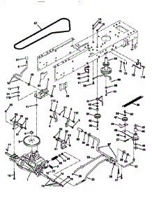 Drive parts for Craftsman Front-Engine Lawn Tractor 917256350 from AppliancePartsPros.com