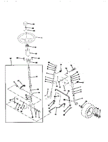 Steering Assembly parts for Craftsman Front-Engine Lawn Tractor 917256350 from AppliancePartsPros.com