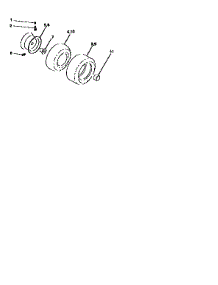 Wheels And Tires parts for Craftsman Front-Engine Lawn Tractor 917256360 from AppliancePartsPros.com