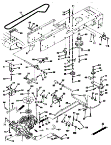 Drive parts for Craftsman Front-Engine Lawn Tractor 917256370 from AppliancePartsPros.com
