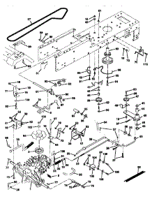 Drive parts for Craftsman Front-Engine Lawn Tractor 917256380 from AppliancePartsPros.com