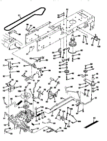 Drive parts for Craftsman Front-Engine Lawn Tractor 917256390 from AppliancePartsPros.com