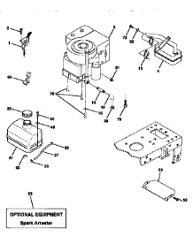 Engine parts for Craftsman Front-Engine Lawn Tractor 917256390 from AppliancePartsPros.com