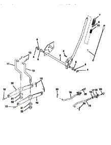 Lift parts for Craftsman Front-Engine Lawn Tractor 917256390 from AppliancePartsPros.com