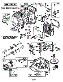 Engine 28R707-0637-A1 (71,500) parts for Craftsman Front-Engine Lawn Tractor 917256410 from AppliancePartsPros.com