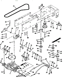 Drive parts for Craftsman Front-Engine Lawn Tractor 917256450 from AppliancePartsPros.com