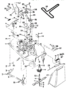 Mower parts for Craftsman Front-Engine Lawn Tractor 917256450 from AppliancePartsPros.com