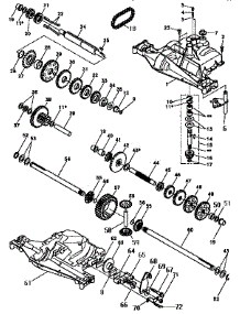 Dana Transaxle 4360-78 parts for Craftsman Front-Engine Lawn Tractor 917256450 from AppliancePartsPros.com