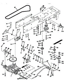 Drive parts for Craftsman Front-Engine Lawn Tractor 917256451 from AppliancePartsPros.com