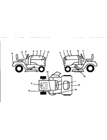 Decals parts for Craftsman Front-Engine Lawn Tractor 917256451 from AppliancePartsPros.com