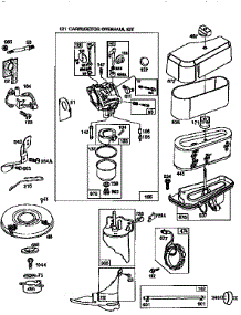 Engine 289707-0689-A1 (71 / 500) parts for Craftsman Front-Engine Lawn Tractor 917256460 from AppliancePartsPros.com