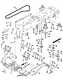 Drive parts for Craftsman Front-Engine Lawn Tractor 917256460 from AppliancePartsPros.com