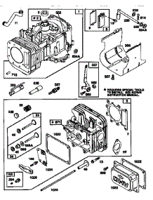 Engine 28N707-0171-01 (71 / 500) parts for Craftsman Front-Engine Lawn Tractor 917256491 from AppliancePartsPros.com