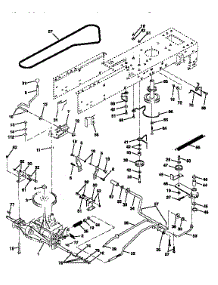 Drive parts for Craftsman Front-Engine Lawn Tractor 917256500 from AppliancePartsPros.com