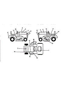 Decals parts for Craftsman Front-Engine Lawn Tractor 917256500 from AppliancePartsPros.com