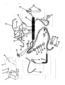 Electrical parts for Craftsman Front-Engine Lawn Tractor 917256501 from AppliancePartsPros.com