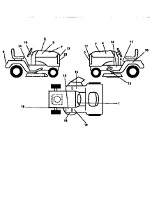 Decals parts for Craftsman Front-Engine Lawn Tractor 917256501 from AppliancePartsPros.com