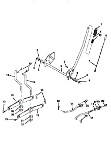 Lift parts for Craftsman Front-Engine Lawn Tractor 917256510 from AppliancePartsPros.com