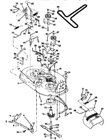 Mower parts for Craftsman Front-Engine Lawn Tractor 917256511 from AppliancePartsPros.com