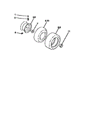 Wheels And Tires parts for Craftsman Front-Engine Lawn Tractor 917256521 from AppliancePartsPros.com