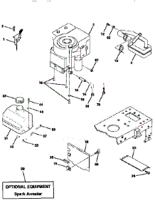 Engine parts for Craftsman Front-Engine Lawn Tractor 917256521 from AppliancePartsPros.com