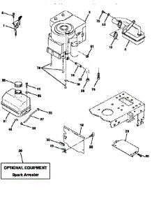 Engine parts for Craftsman Front-Engine Lawn Tractor 917256522 from AppliancePartsPros.com