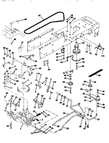 Drive parts for Craftsman Front-Engine Lawn Tractor 917256523 from AppliancePartsPros.com