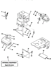 Engine parts for Craftsman Front-Engine Lawn Tractor 917256523 from AppliancePartsPros.com