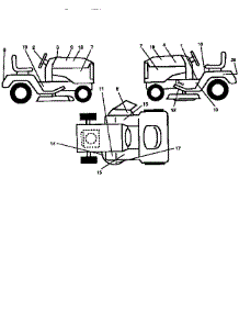 Decals parts for Craftsman Front-Engine Lawn Tractor 917256524 from AppliancePartsPros.com