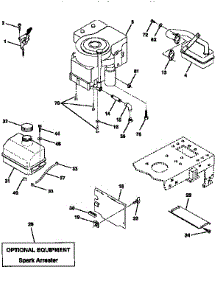 Engine parts for Craftsman Front-Engine Lawn Tractor 917256530 from AppliancePartsPros.com