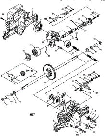 Transaxle parts for Craftsman Front-Engine Lawn Tractor 917256530 from AppliancePartsPros.com