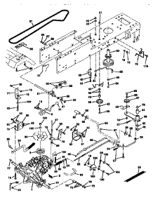 Drive parts for Craftsman Front-Engine Lawn Tractor 917256531 from AppliancePartsPros.com