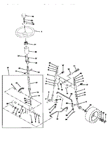 Steering Assembly parts for Craftsman Front-Engine Lawn Tractor 917256531 from AppliancePartsPros.com