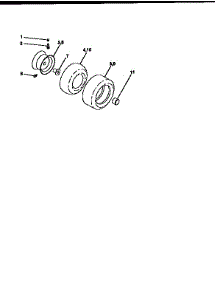 Wheels And Tires parts for Craftsman Front-Engine Lawn Tractor 917256531 from AppliancePartsPros.com