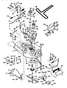 Mower Deck parts for Craftsman Front-Engine Lawn Tractor 917256531 from AppliancePartsPros.com