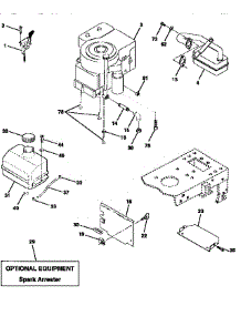 Engine parts for Craftsman Front-Engine Lawn Tractor 917256532 from AppliancePartsPros.com