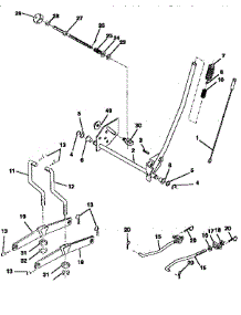 Mower Lift parts for Craftsman Front-Engine Lawn Tractor 917256532 from AppliancePartsPros.com