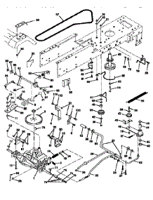 Drive parts for Craftsman Front-Engine Lawn Tractor 917256540 from AppliancePartsPros.com