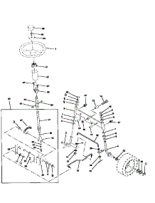 Steering Assembly parts for Craftsman Front-Engine Lawn Tractor 917256540 from AppliancePartsPros.com