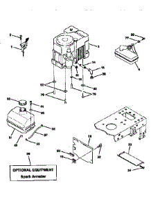 Engine parts for Craftsman Front-Engine Lawn Tractor 917256540 from AppliancePartsPros.com