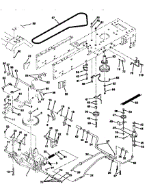 Drive parts for Craftsman Front-Engine Lawn Tractor 917256542 from AppliancePartsPros.com