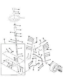 Steering Assembly parts for Craftsman Front-Engine Lawn Tractor 917256542 from AppliancePartsPros.com