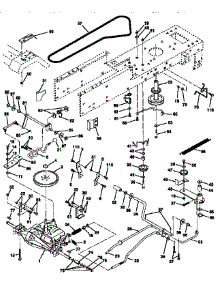 Drive parts for Craftsman Front-Engine Lawn Tractor 917256543 from AppliancePartsPros.com