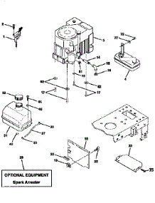 Engine parts for Craftsman Front-Engine Lawn Tractor 917256543 from AppliancePartsPros.com