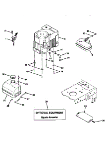 Engine parts for Craftsman Front-Engine Lawn Tractor 917256544 from AppliancePartsPros.com