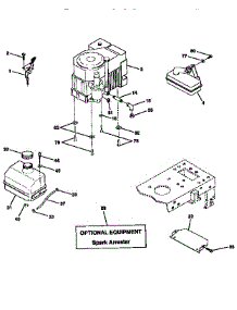 Engine parts for Craftsman Front-Engine Lawn Tractor 917256545 from AppliancePartsPros.com