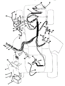 Electrical parts for Craftsman Front-Engine Lawn Tractor 917256550 from AppliancePartsPros.com