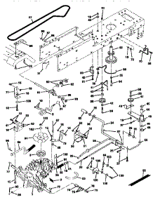 Drive parts for Craftsman Front-Engine Lawn Tractor 917256550 from AppliancePartsPros.com