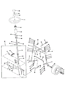 Steering parts for Craftsman Front-Engine Lawn Tractor 917256550 from AppliancePartsPros.com